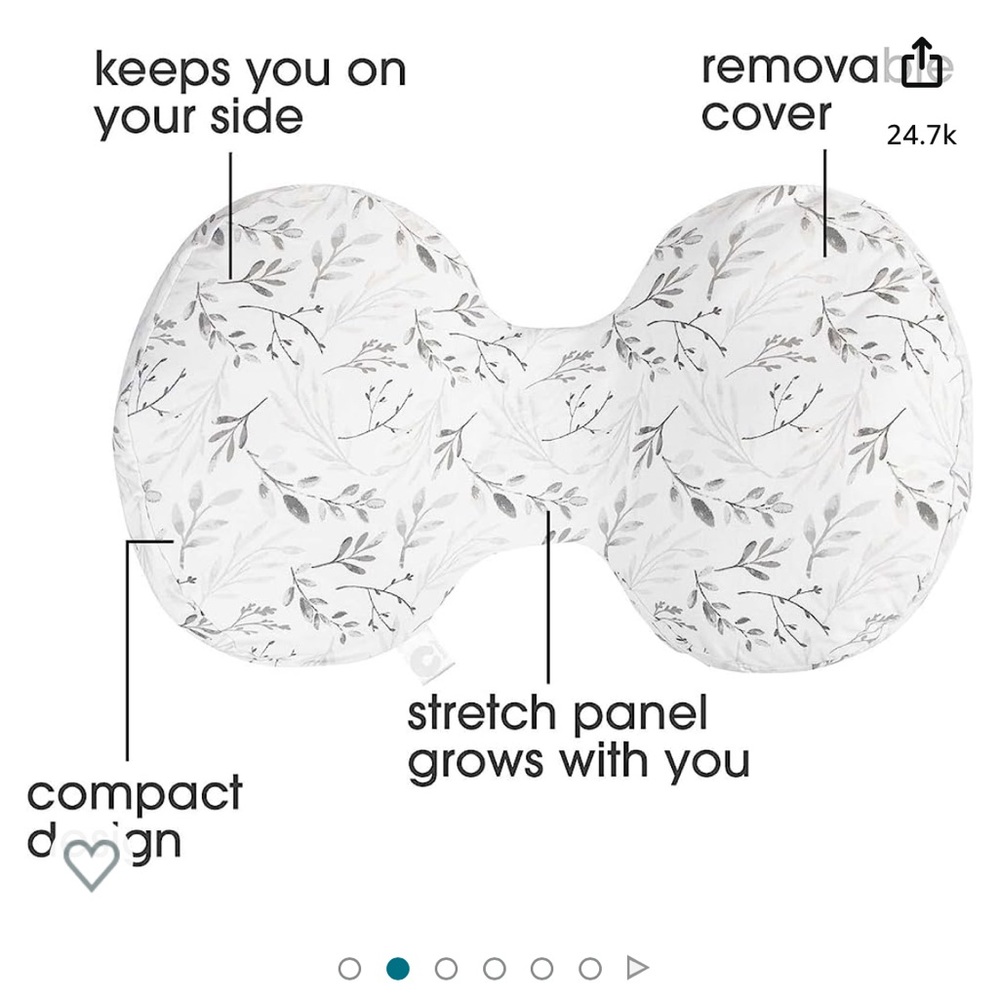 Boppy side sleeper, maternity pillow